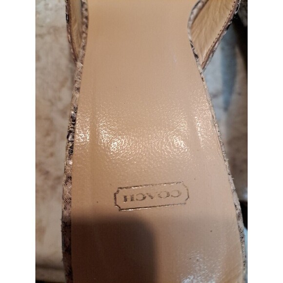 Coach Slip On Sandals Size 8 Caitlin - Picture 2 of 13